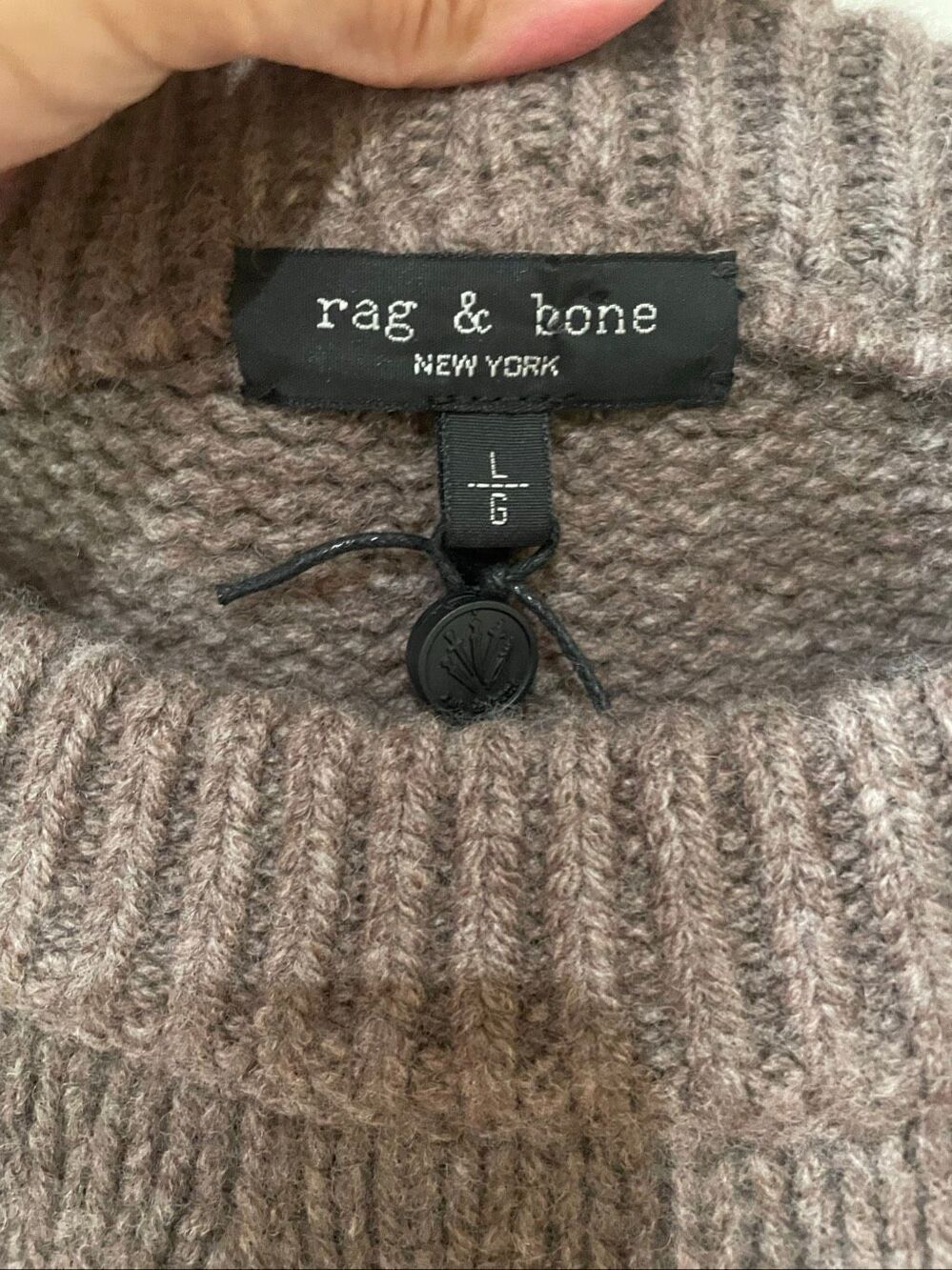 rag & bone Beth Fair Isle Wool Sweater size medium - Picture 3 of 7